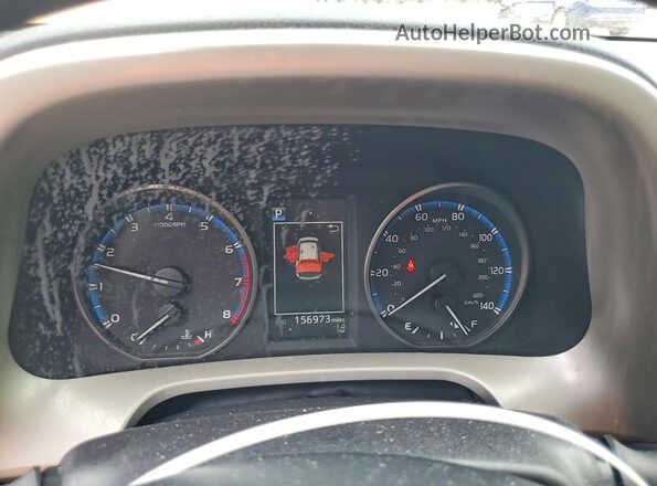 2T3ZFREV9HW330595 2017 TOYOTA RAV4 Black Вид щитка приладів