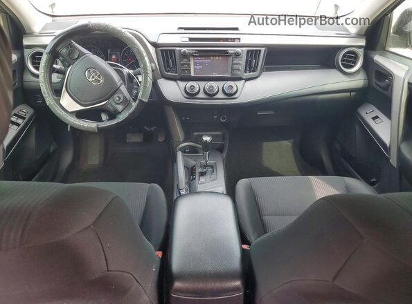 2T3ZFREV9HW330595 2017 TOYOTA RAV4 Black Вид панелі приладів