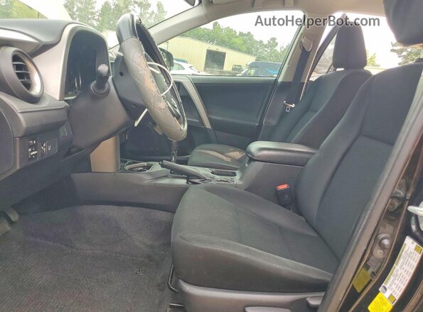 2T3ZFREV9HW330595 2017 TOYOTA RAV4 Black Вид салону спереду