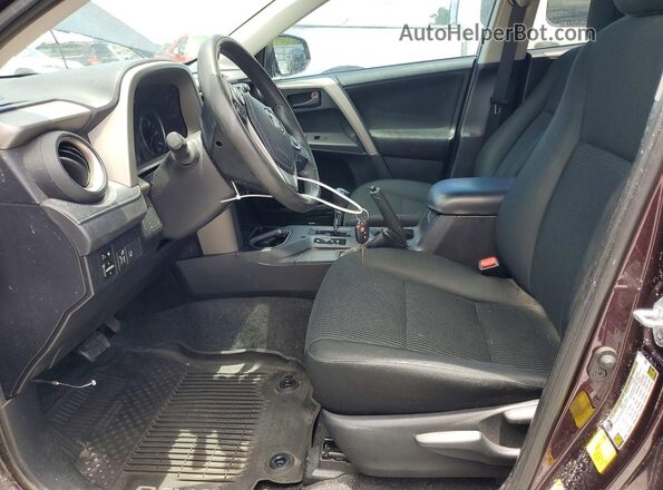 2T3ZFREV9HW364844 2017 TOYOTA RAV4 Purple Вид салону спереду