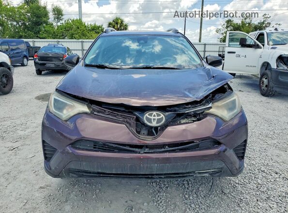 2T3ZFREV9HW364844 2017 TOYOTA RAV4 Purple Вид спереду