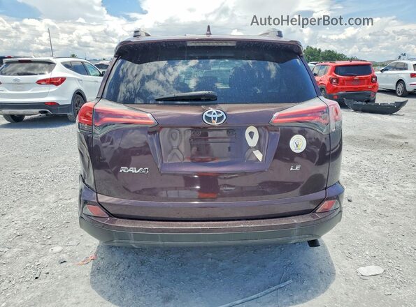 2T3ZFREV9HW364844 2017 TOYOTA RAV4 Purple Вид ззаду