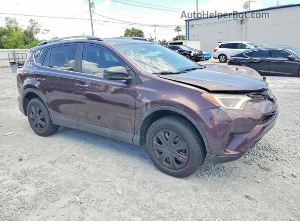 2T3ZFREV9HW364844 2017 TOYOTA RAV4 Purple Передня права чверть