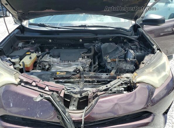2T3ZFREV9HW364844 2017 TOYOTA RAV4 Purple Вид підкапотного простору
