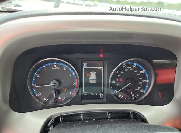 2T3ZFREV9JW458387 2018 TOYOTA RAV4 Red Instrument cluster view