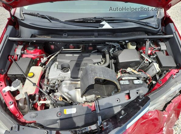 2T3ZFREV9JW458387 2018 TOYOTA RAV4 Red Rear interior view