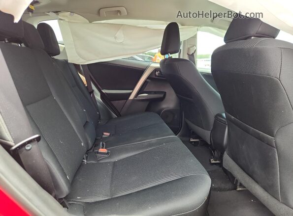 2T3ZFREV9JW458387 2018 TOYOTA RAV4 Red Rear seats view