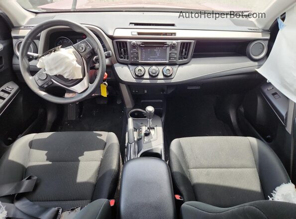 2T3ZFREV9JW458387 2018 TOYOTA RAV4 Red Dashboard view