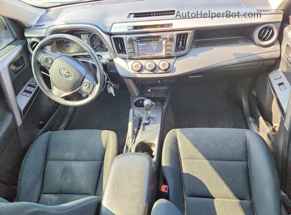 2T3ZFREVXHW369969 2017 TOYOTA RAV4 Blue Vista del salpicadero