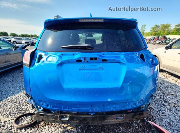 2T3ZFREVXHW369969 2017 TOYOTA RAV4 Blue Vista trasera