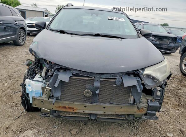 2T3ZFREVXHW380468 2017 TOYOTA RAV4 Black Front view