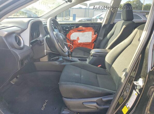 2T3ZFREVXHW402176 2017 TOYOTA RAV4 Black Front interior view