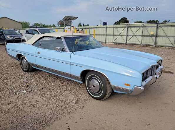 2U61S153262 1972 FORD CONVERTIBL Синий Передняя правая четверть