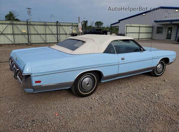 2U61S153262 1972 FORD CONVERTIBL Синий Задняя правая четверть
