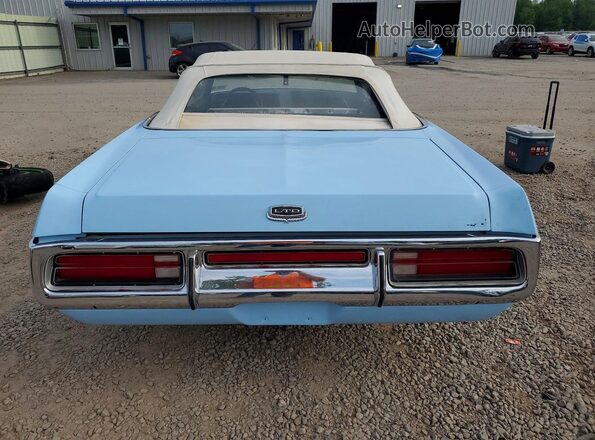 2U61S153262 1972 FORD CONVERTIBL Синий Вид сзади