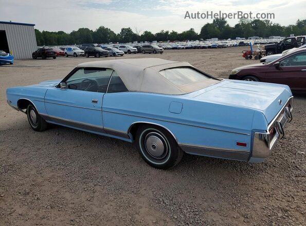 2U61S153262 1972 FORD CONVERTIBL Синий Задняя левая четверть