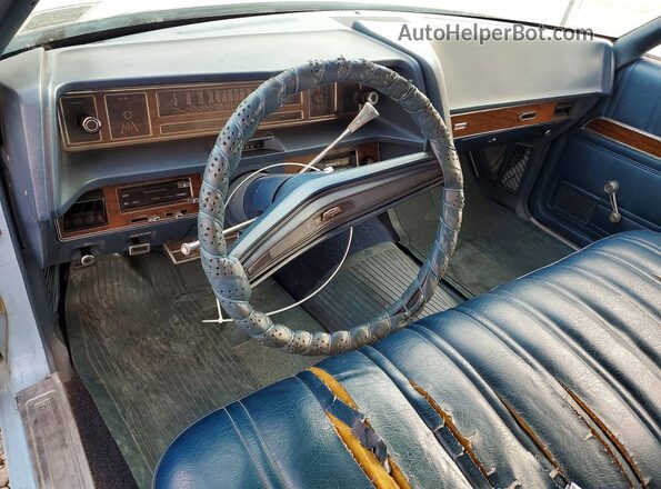 2U61S153262 1972 FORD CONVERTIBL Синий Вид панели приборов