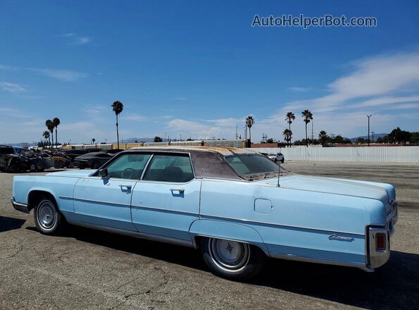 2Y82A823136 1971 LINCOLN CONTINENTA Blue Задня ліва чверть
