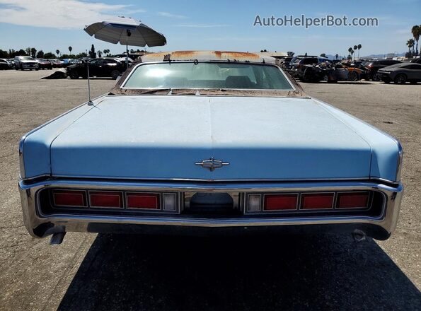 2Y82A823136 1971 LINCOLN CONTINENTA Blue Вид ззаду