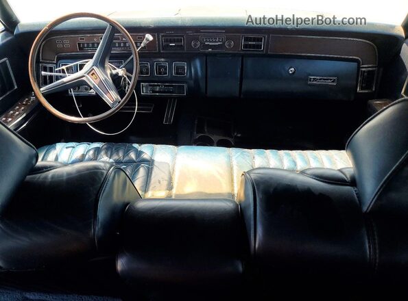 2Y82A823136 1971 LINCOLN CONTINENTA Blue Вид панелі приладів