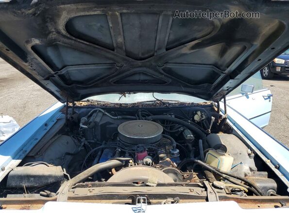 2Y82A823136 1971 LINCOLN CONTINENTA Blue Вид задньої частини салону