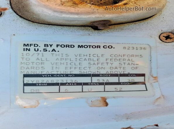 2Y82A823136 1971 LINCOLN CONTINENTA Blue Вид підкапотного простору