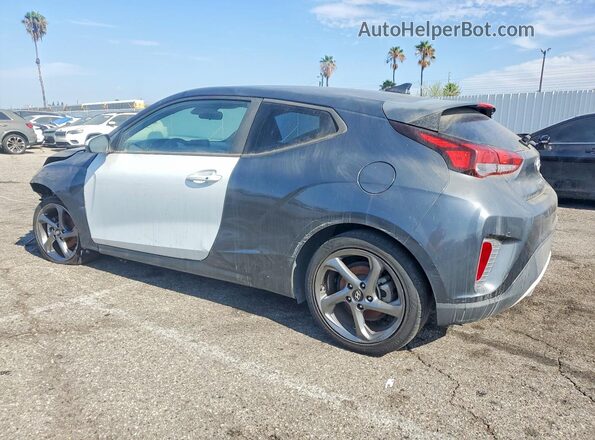 KMHTG6AF9KU019944 2019 HYUNDAI VELOSTER Gray Tył prawy