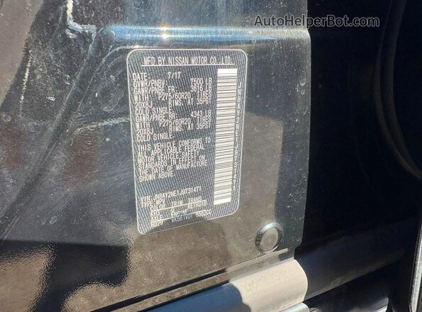 JN8AY2NE1J9731471 2018 NISSAN ARMADA Charcoal Rear seats view
