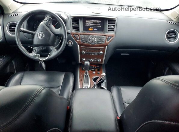 5N1DR2MM2HC902610 2017 NISSAN PATHFINDER Белый Вид щитка приборов