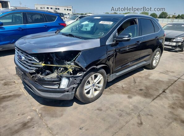 2FMPK3J98LBB47883 2020 FORD EDGE Черный Задняя левая четверть