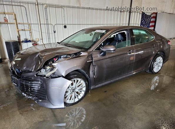4T1B21HK1KU513862 2019 TOYOTA CAMRY Gray Задня ліва чверть