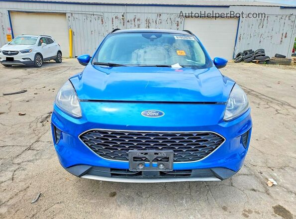 1FMCU0G67LUC56995 2020 FORD ESCAPE Blue Вид ззаду