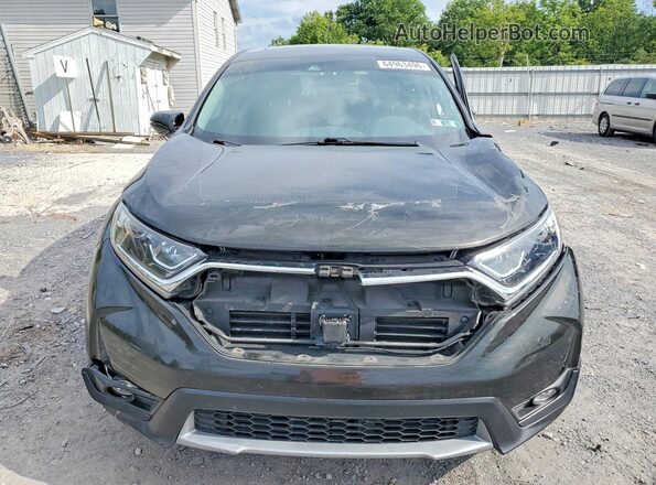 2HKRW2H8XKH639892 2019 HONDA CR-V Black Widok z tyłu