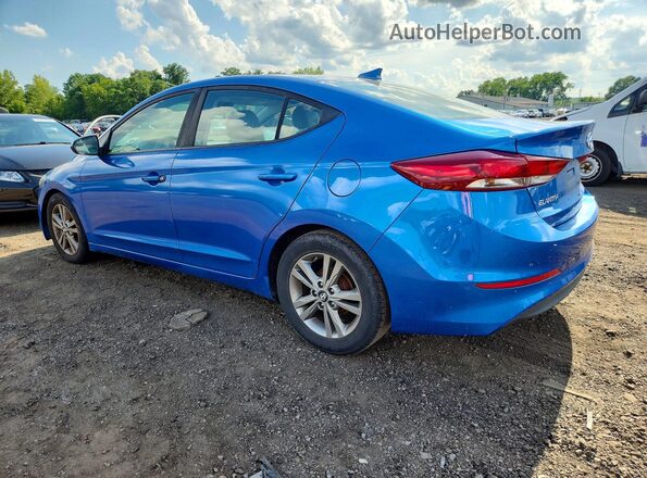 5NPD84LF1HH130238 2017 HYUNDAI ELANTRA Синий Задняя правая четверть
