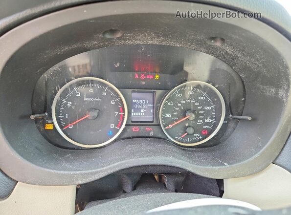 JF1GPAA64G9245074 2016 SUBARU IMPREZA Белый Вид задних сидений