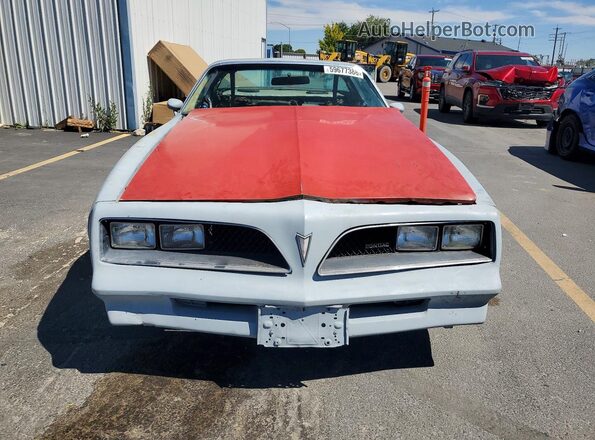 2W87K8L131774 1978 PONTIAC FIREBIRD Gray Rear view