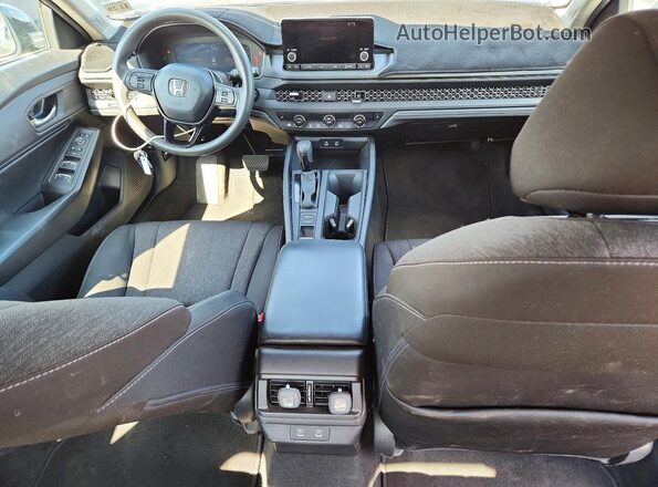 1HGCY1F47SA008505 2025 HONDA ACCORD Black Vista del cuadro de instrumentos