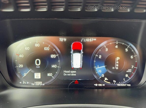 YV4A22PK5G1023633 2016 VOLVO XC90 Gray VIN კოდის სტიკერის ხედი