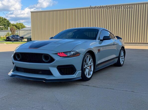 1FA6P8R01N5554218 2022 FORD MUSTANG Серый Задняя правая четверть