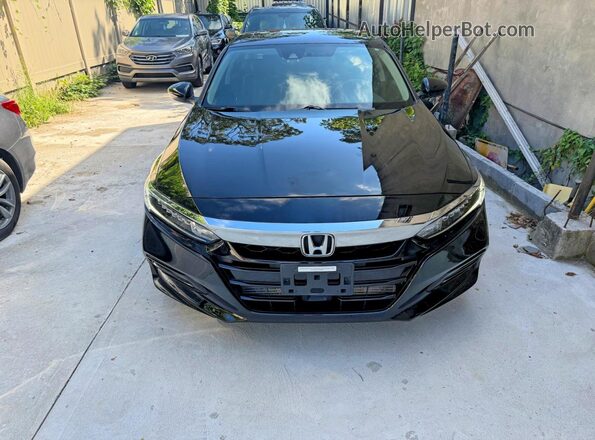 1HGCV1F45JA001477 2018 HONDA ACCORD Black სალონის 360-გრადუსიანი ხედი