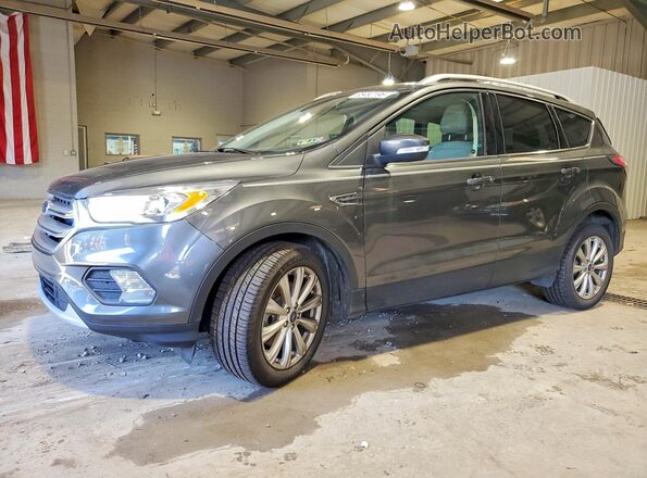 1FMCU9J97HUB40212 2017 FORD ESCAPE Gray Tył lewy