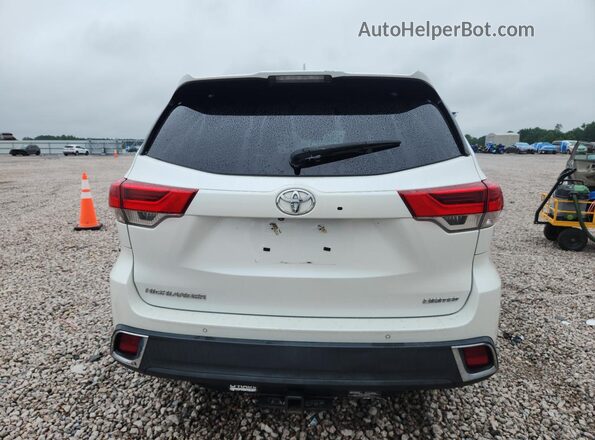 5TDYZRFH0KS345135 2019 TOYOTA HIGHLANDER White წინა სალონის ხედი