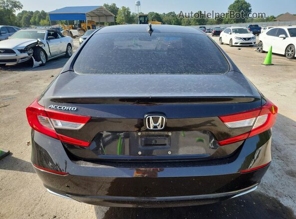 1HGCV1F11JA075601 2018 HONDA ACCORD Brown წინა სალონის ხედი