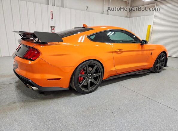 1FA6P8SJ2L5500829 2020 FORD MUSTANG Оранжевый Передняя правая четверть