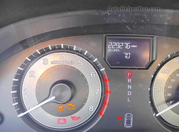 5FNRL5H26GB101556 2016 HONDA ODYSSEY Burgundy Instrument cluster view