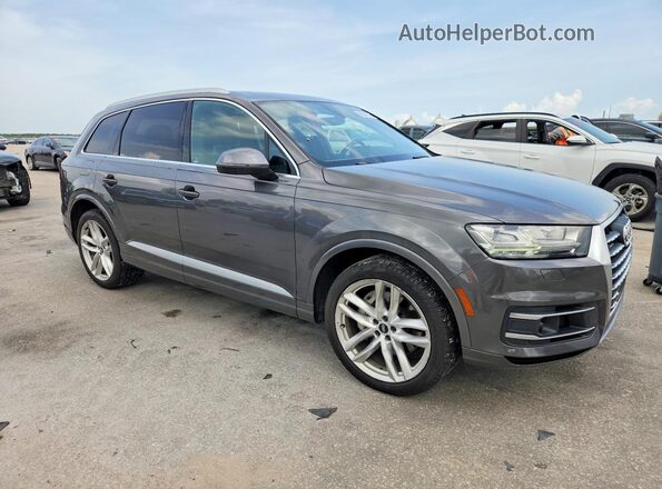 WA1VAAF78JD054762 2018 AUDI Q7 Gray წინა ხედი