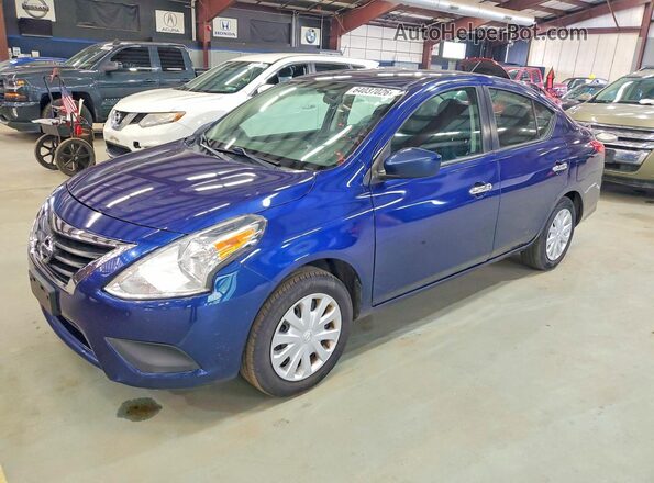 3N1CN7APXKL869085 2019 NISSAN VERSA Blue Задня ліва чверть