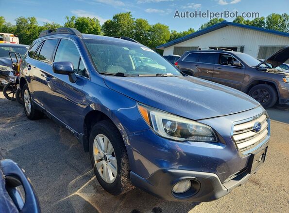 4S4BSACC5G3233522 2016 SUBARU OUTBACK Синий Вид спереди