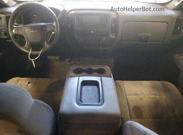 1GC1KUEG0JF117507 2018 CHEVROLET SILVERADO White Вид щитка приладів