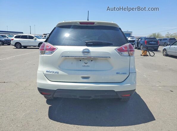 KNMAT2MV0GP636027 2016 NISSAN ROGUE White Widok wnętrza z przodu